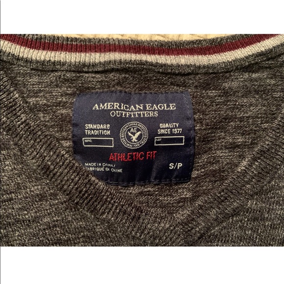 2/$20 American Eagle Gray Sweater - Picture 3 of 5